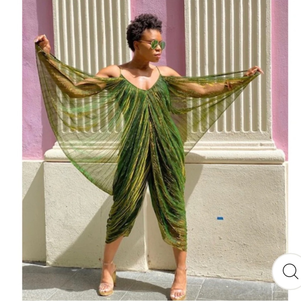 Elegant Green Jumpsuit